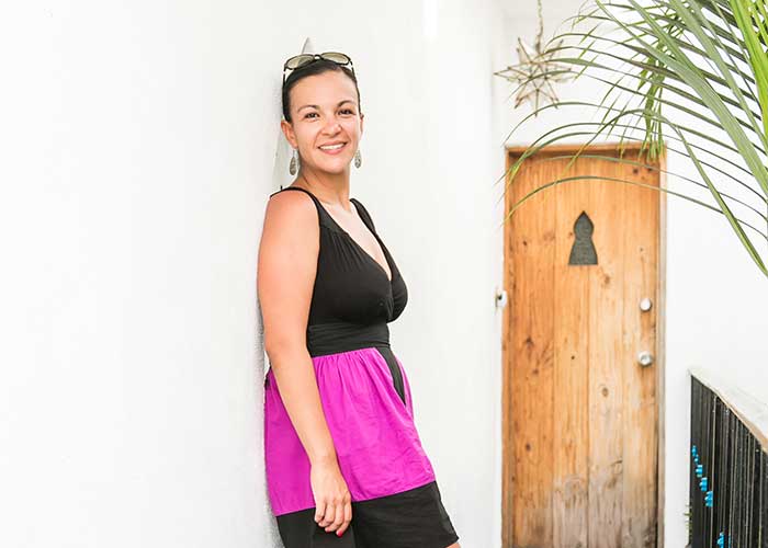 Janelle Allen while traveling